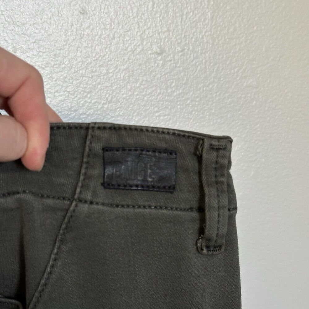 Paige Christy Cargo Pants Vintage Sage Drawstring Pants 24 (Also Fit 25 ) $219 - Picture 6 of 7